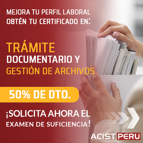 Curso Trámite Documentario y Gestión De Archivos